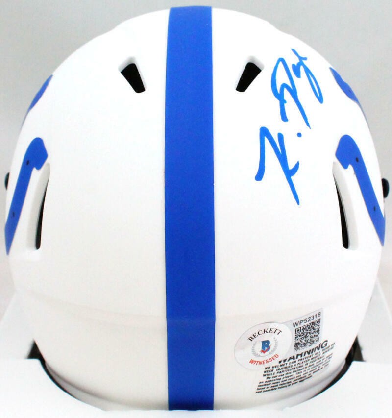 Kwity Paye Signed Indianapolis Colts Lunar Speed Mini Helmet