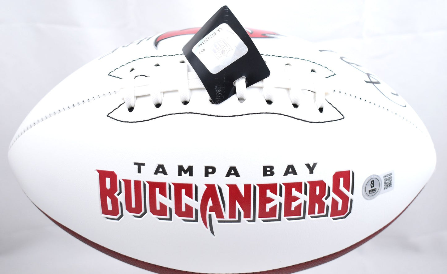 Derrick Brooks Autographed Tampa Bay Buccaneers Logo Football