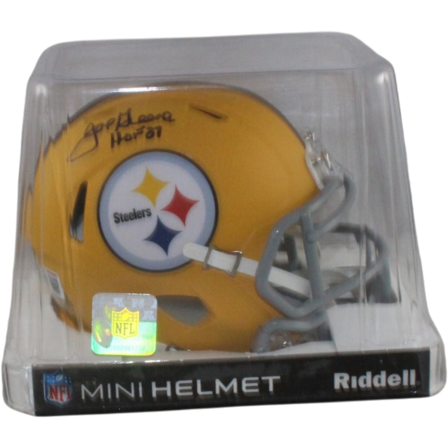 Joe Greene Signed Pittsburgh Steelers 2025 Alternate Mini Helmet