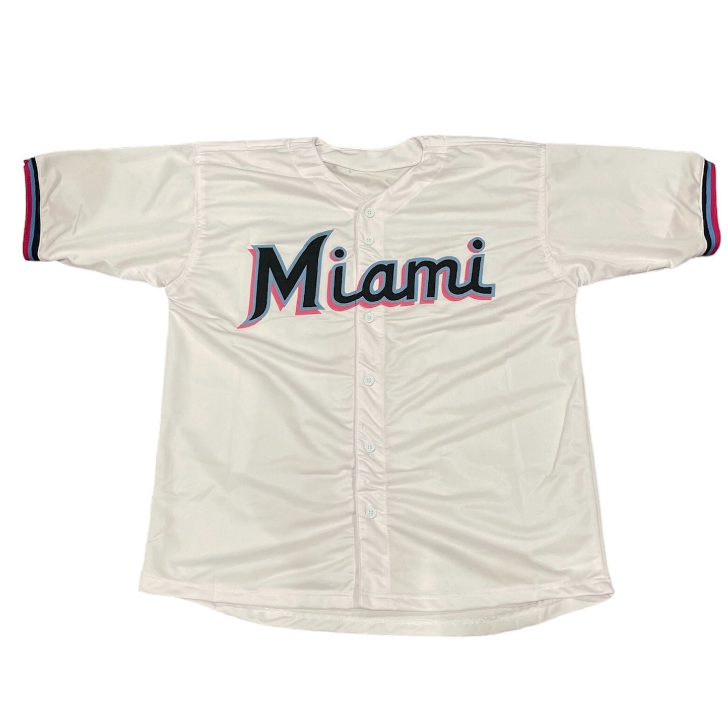 Luis Arraez Signed Miami Marlins Custom Jersey (Beckett COA)