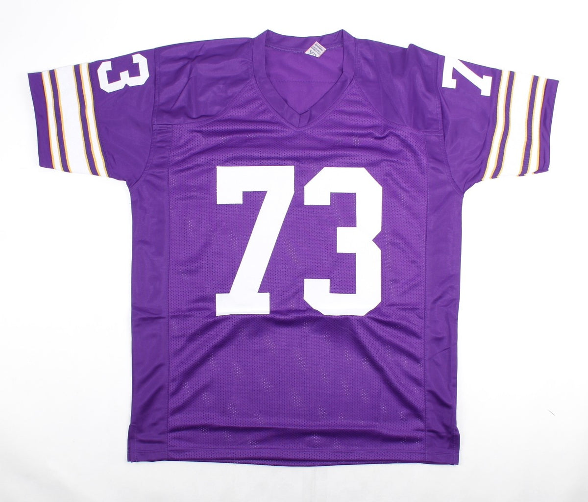 Ron Yary Autographed Minnesota Vikings Purple Custom Jersey
