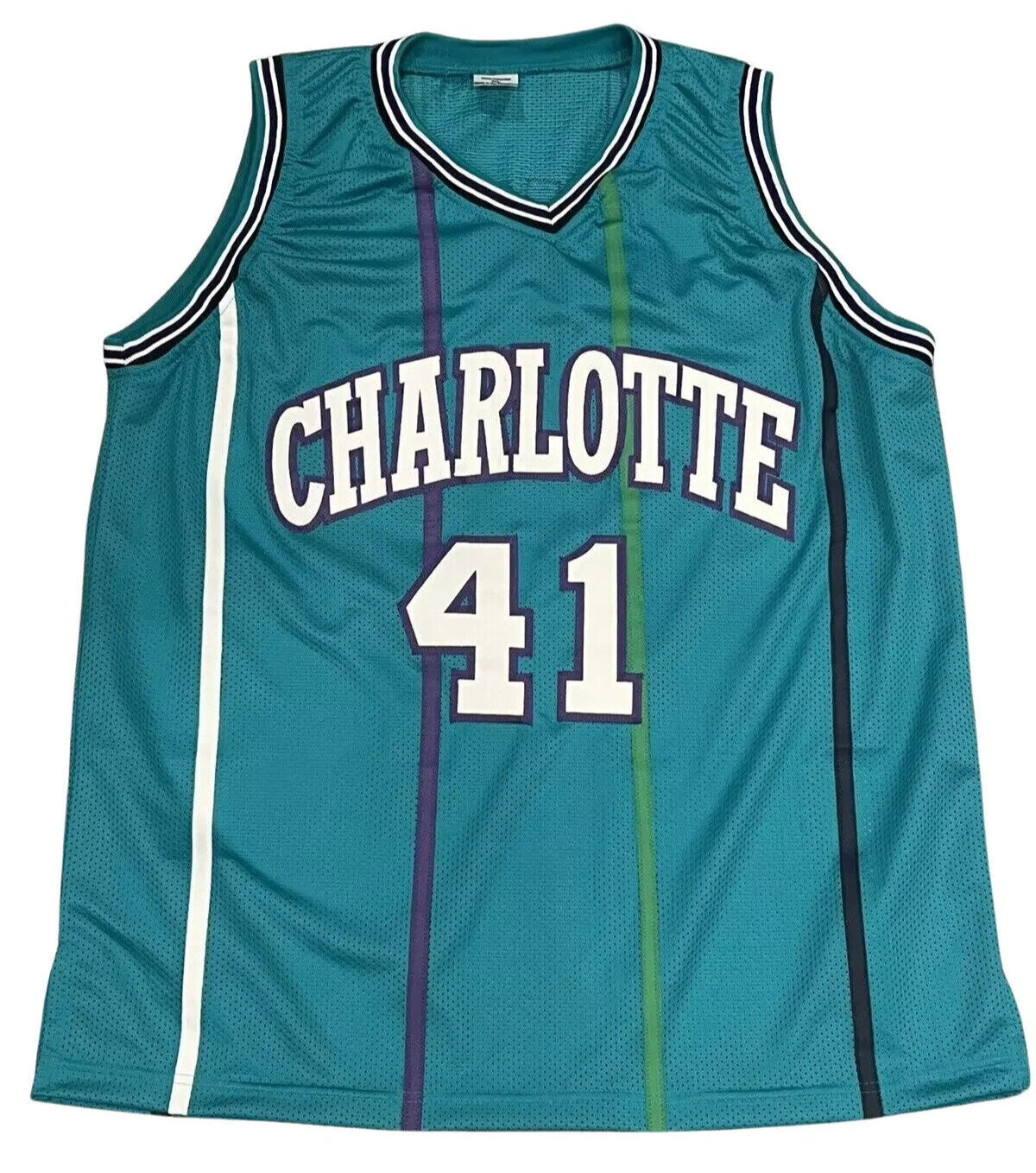 Glen Rice Signed Charlotte Hornets Custom Jersey '97 ASG MVP BAS