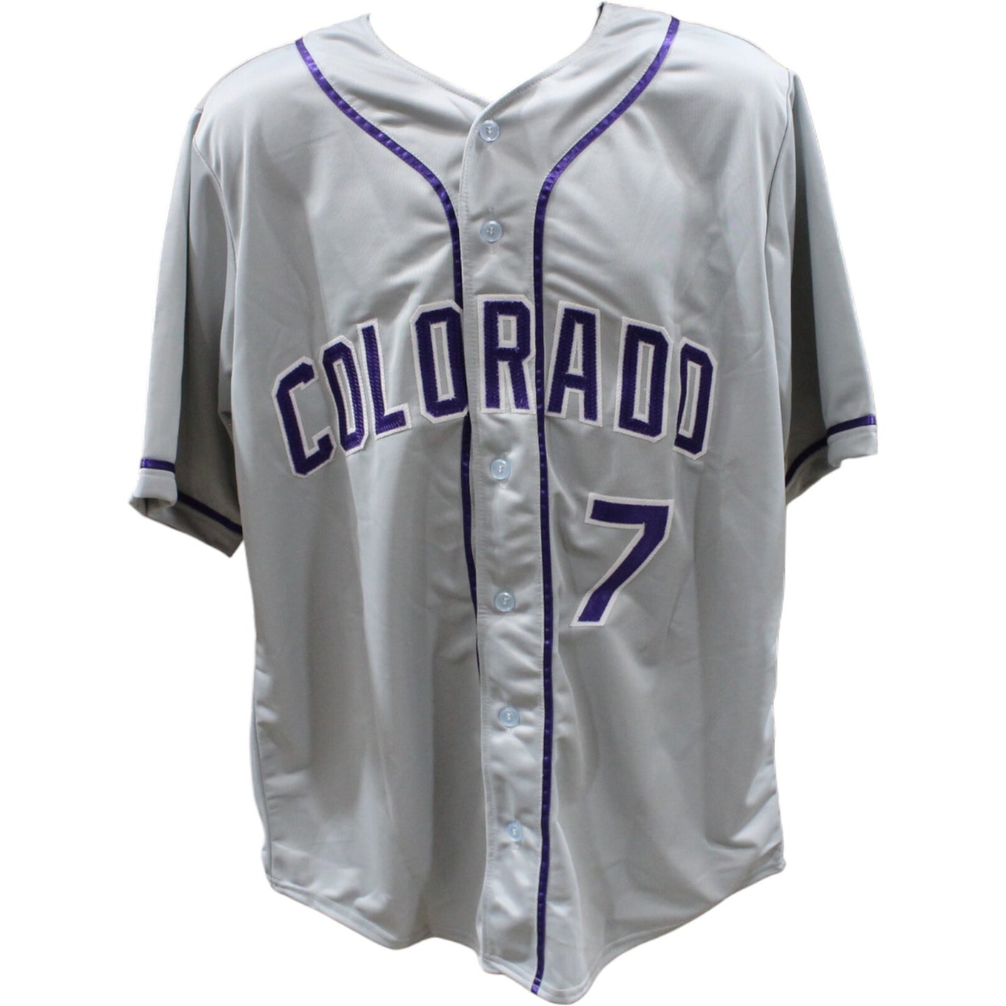 Brendan Rodgers Signed Grey Pro Style Jersey Beckett COA