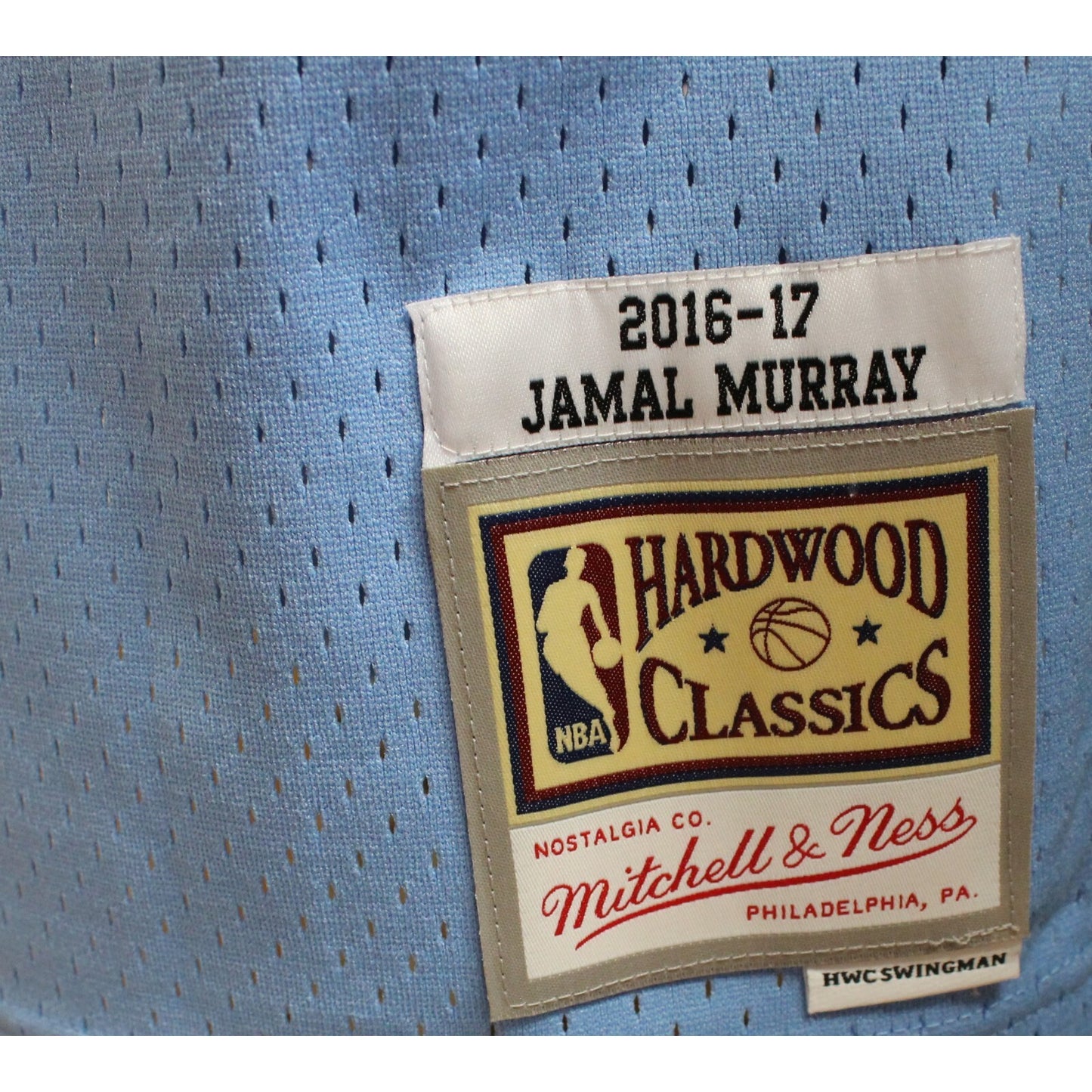 Jamal Murray Signed Denver Nuggets Mitchell & Ness Powder Blue Jersey