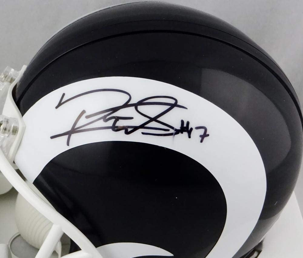 Robert Woods Signed Los Angeles Rams Black Mini Helmet
