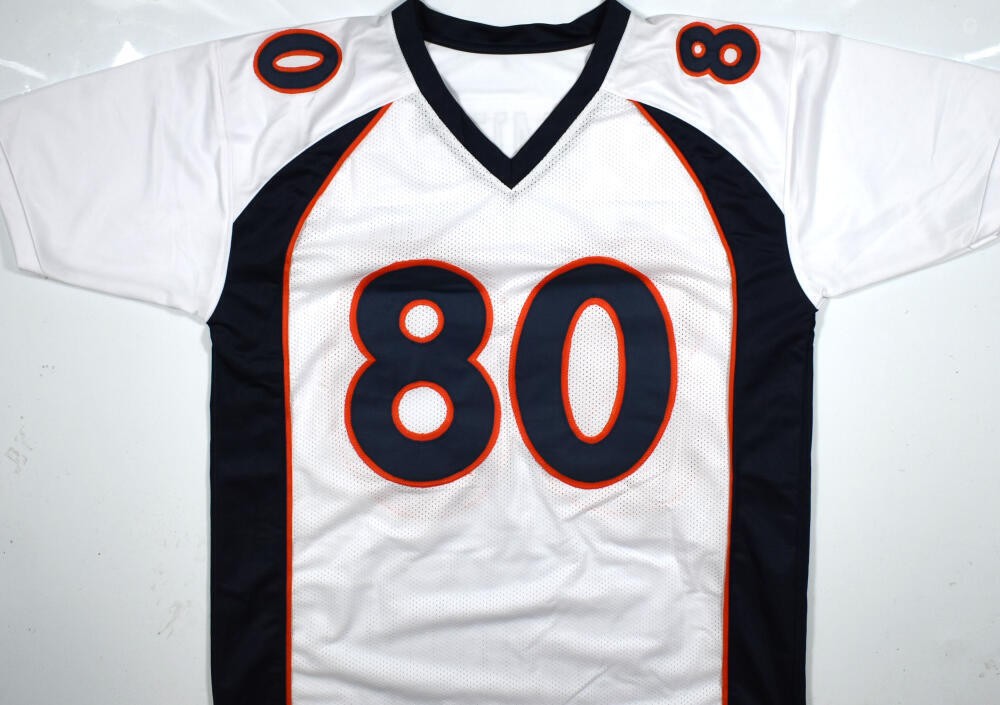 Rod Smith Autographed White Custom Jersey