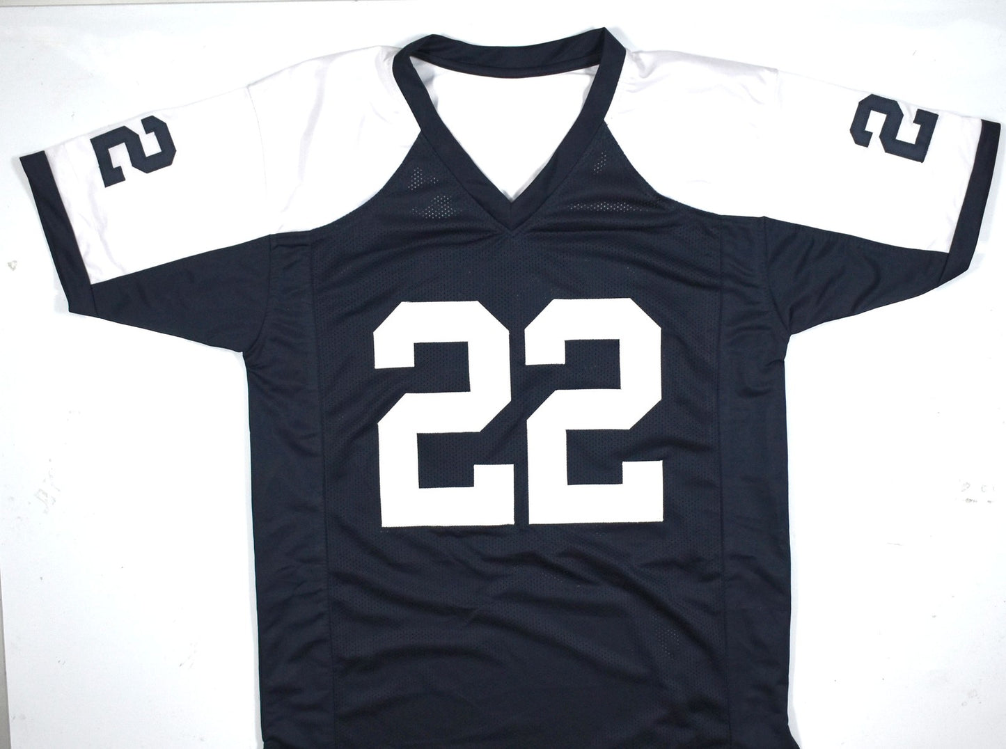 Emmitt Smith Signed Dallas Cowboys Custom Jersey - Black