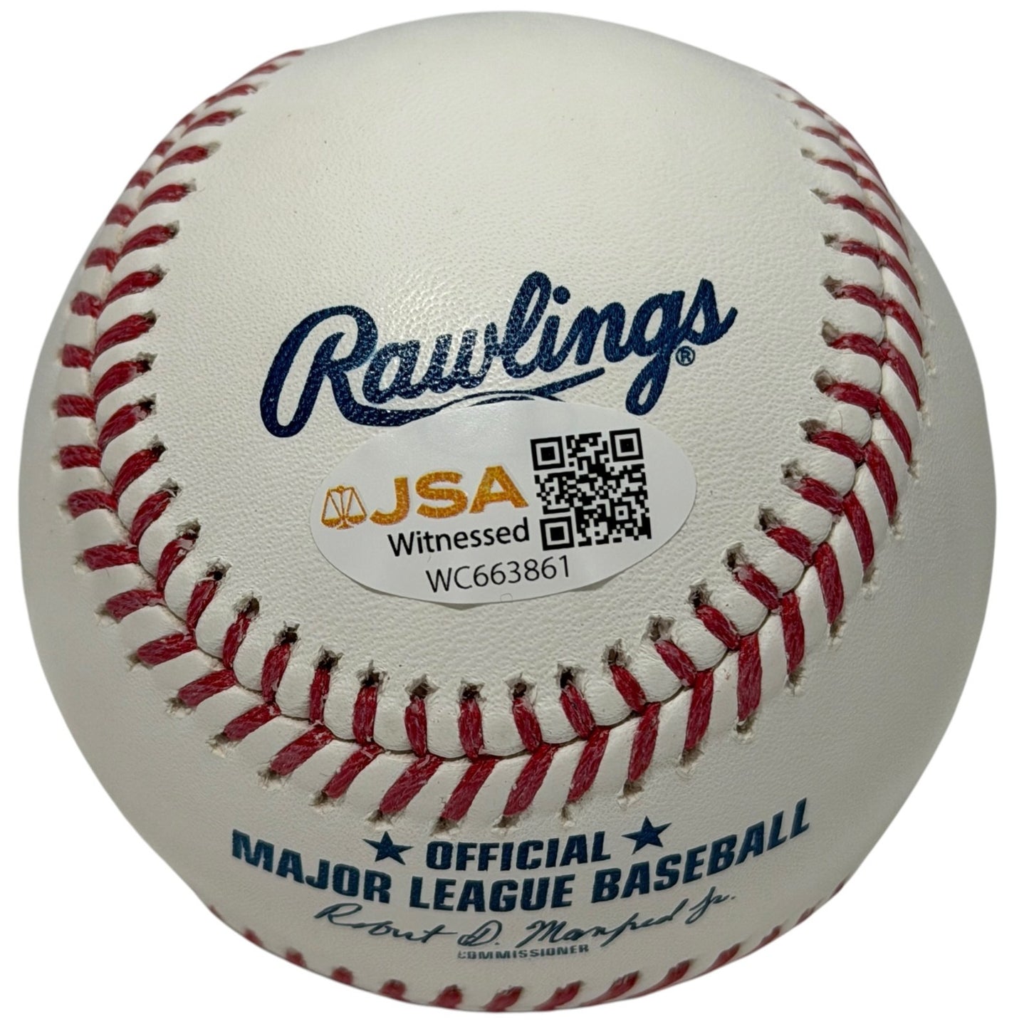 Willie Wilson Autographed Official Major League Baseball (85 WSC)