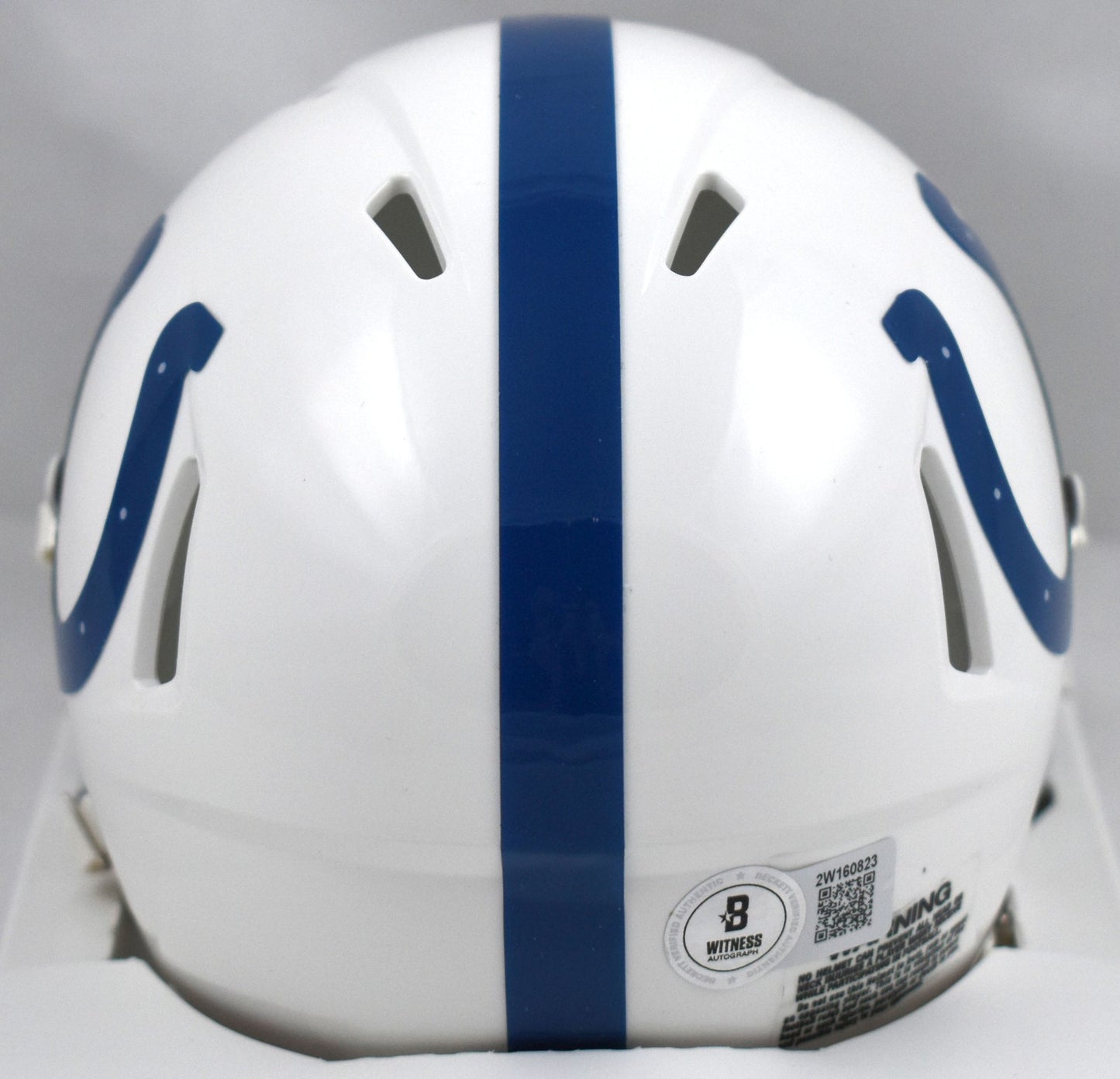 Edgerrin James Autographed Indianapolis Colts Black Mini Helmet