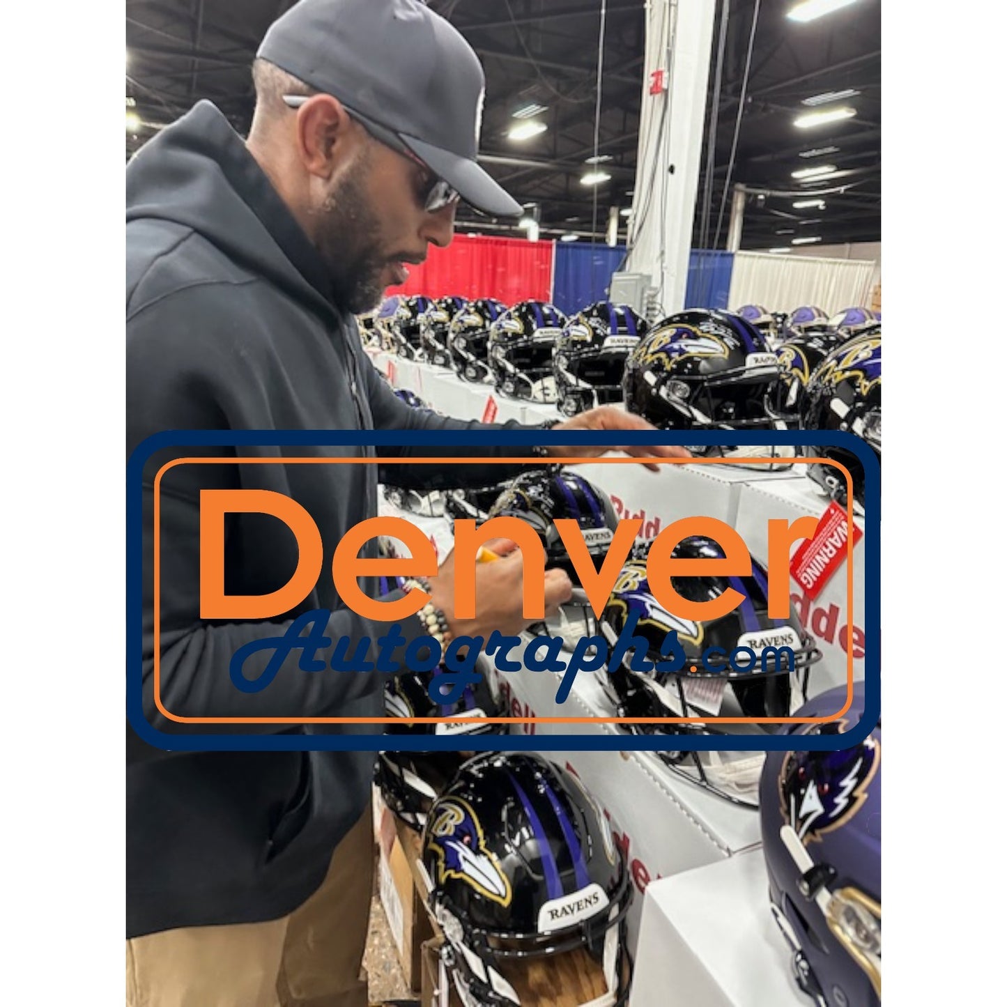 Ray Lewis Signed Baltimore Ravens Full Size SpeedFlex Helmet