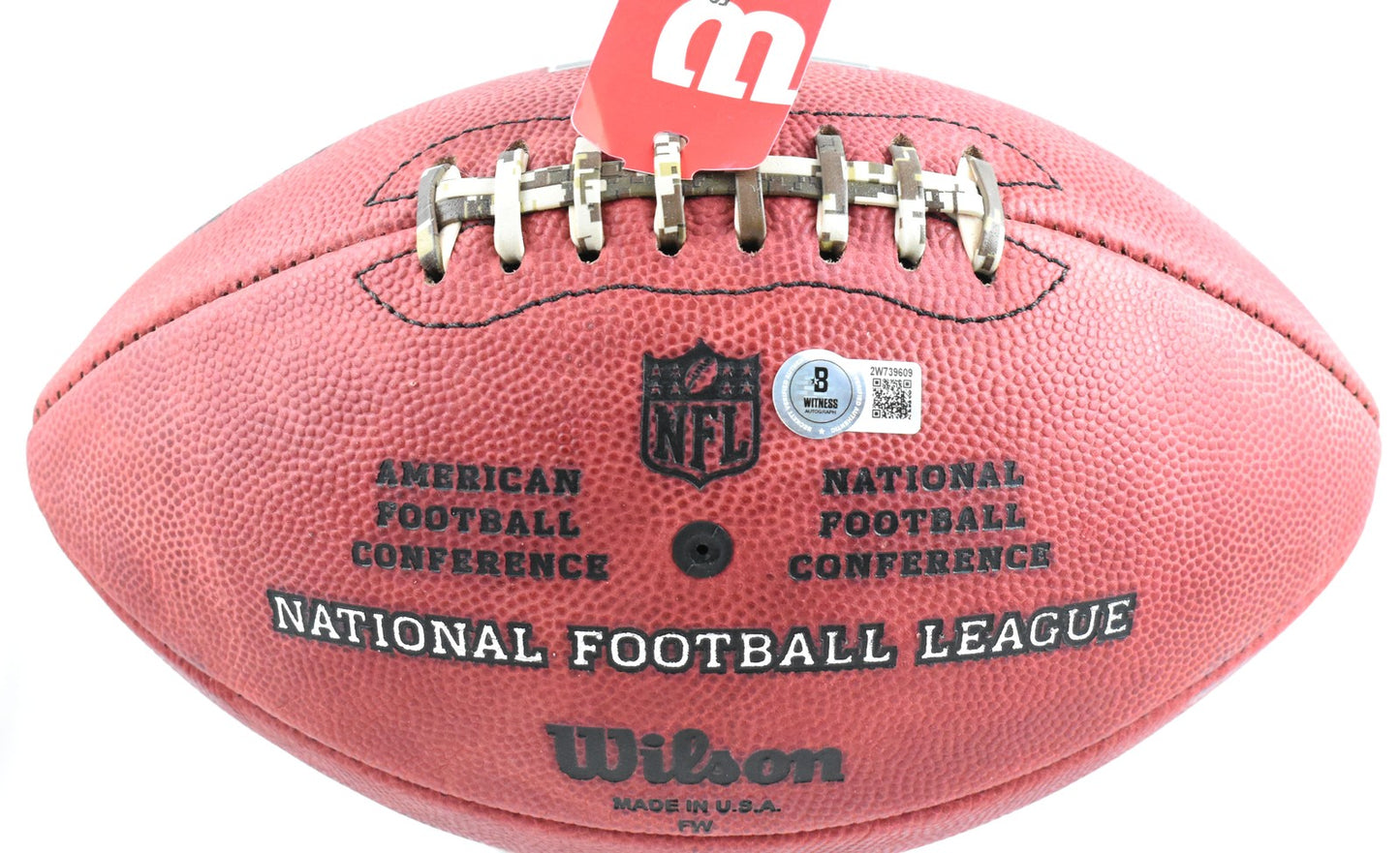 Michael Strahan Signed New York Giants "The Duke" Football - HOF Inscribed