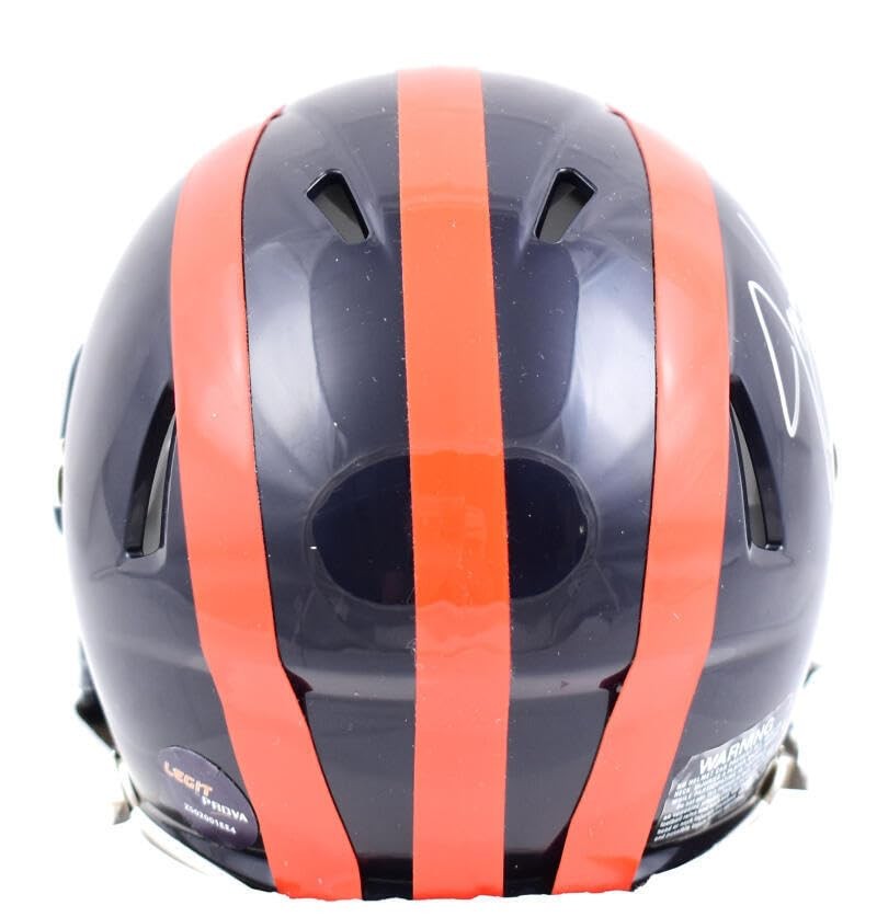 Jimbo Covert Signed Chicago Bears 1936 Tribute Mini Helmet