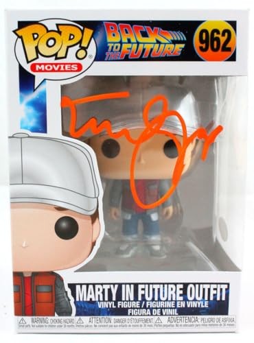 Michael J. Fox Signed Marty McFly Funko Pop Figurine #962