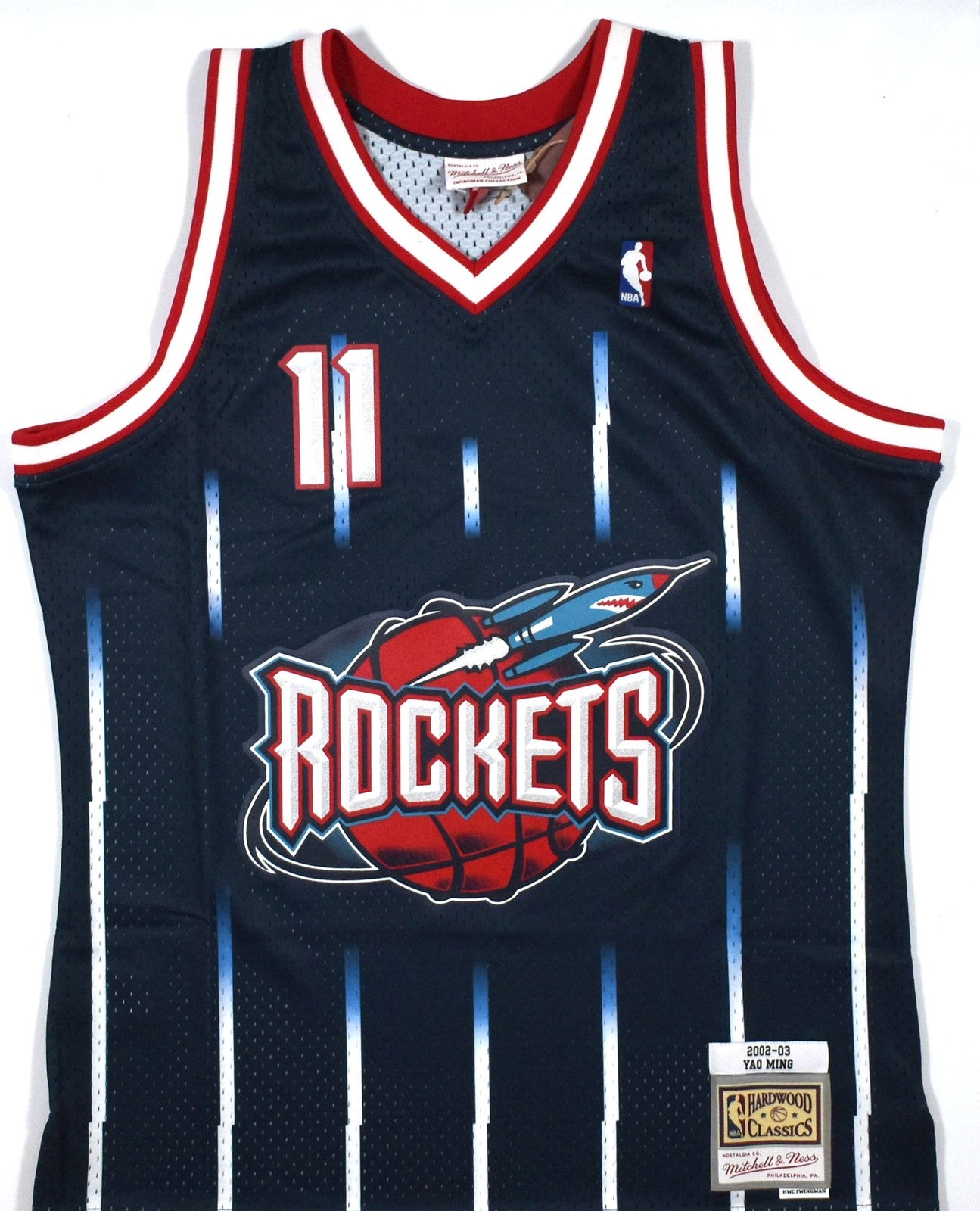Yao Ming Signed Houston Rockets Mitchell & Ness Jersey