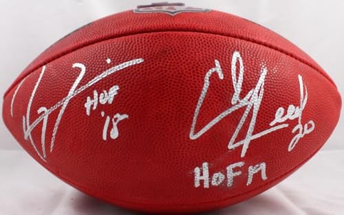 Ray Lewis & Ed Reed Signed NFL Duke Football (HOF Inscriptions)