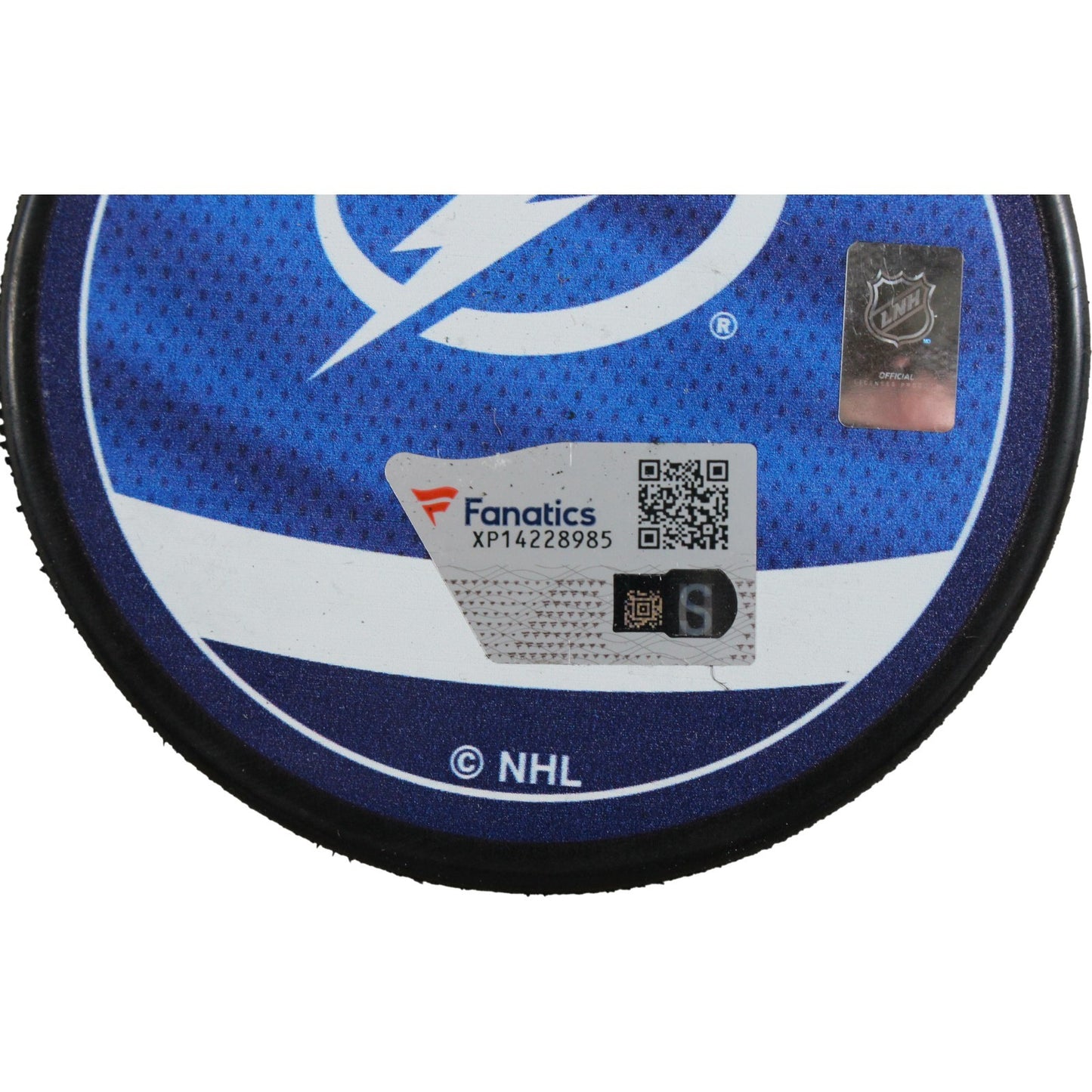 Victor Hedman Autographed Tampa Bay Lightning Reverse Retro Hockey Puck