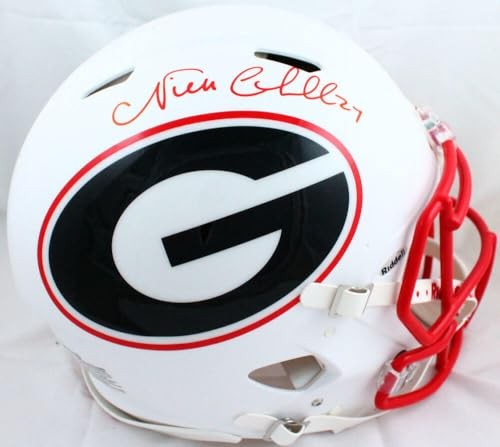 Nick Chubb Signed Georgia Bulldogs Full Size AMP Speed Authentic Helmet Beckett