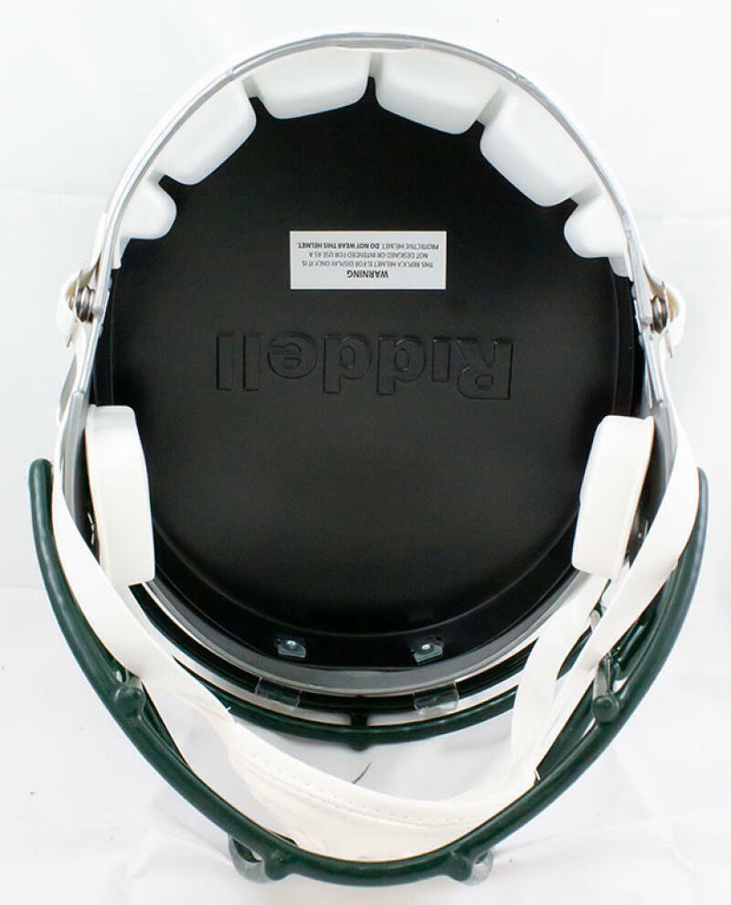 Elijah Moore Signed New York Jets Full Size Flash Speed Helmet