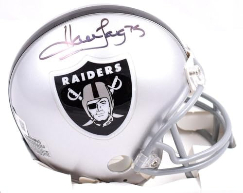 Howie Long Autographed Las Vegas Raiders Black Mini Helmet
