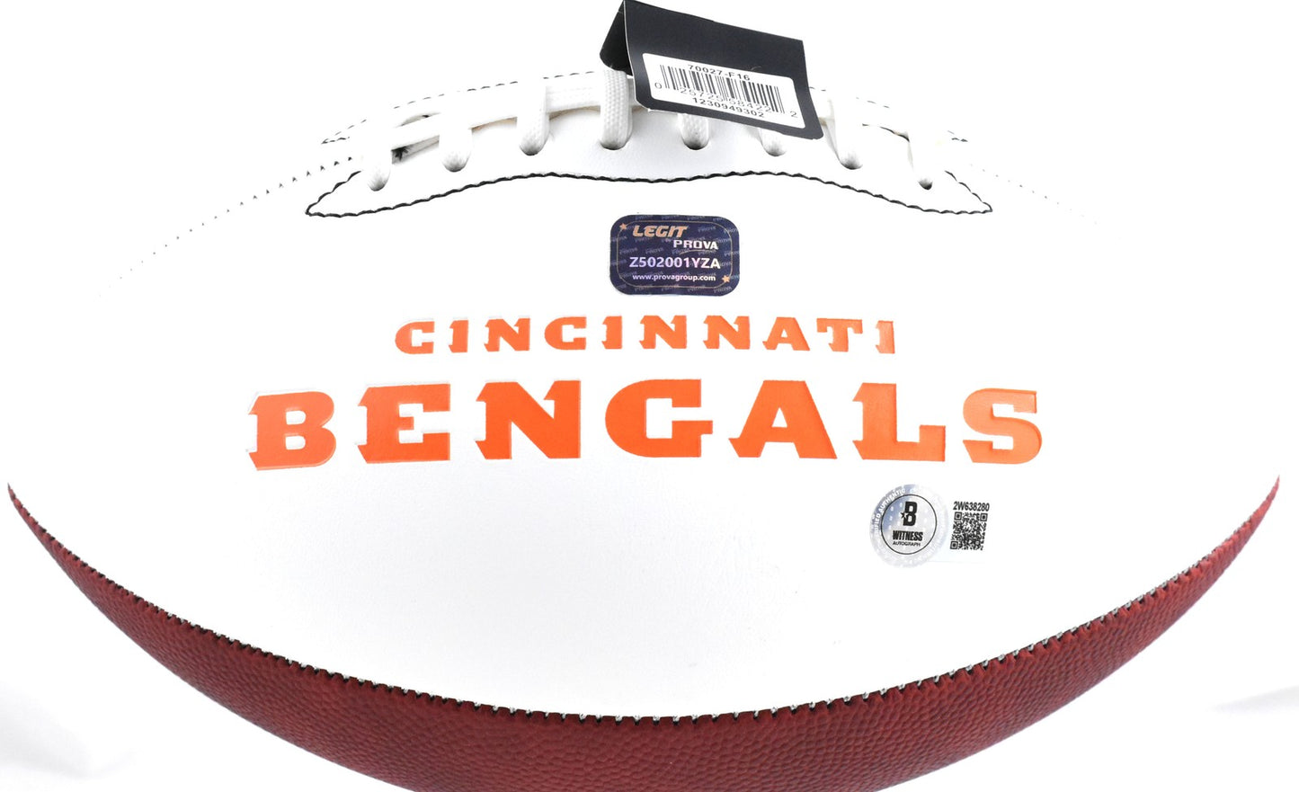Boomer Esiason Autographed Cincinnati Bengals Logo Football