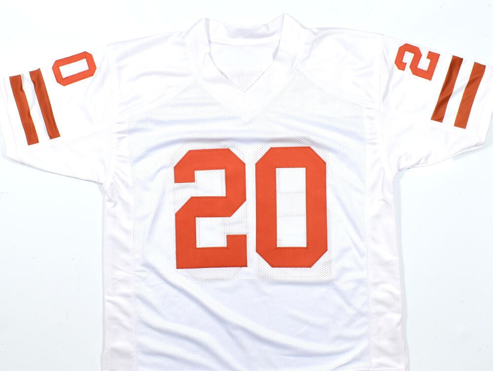 Earl Campbell Signed White Custom College Style Jersey