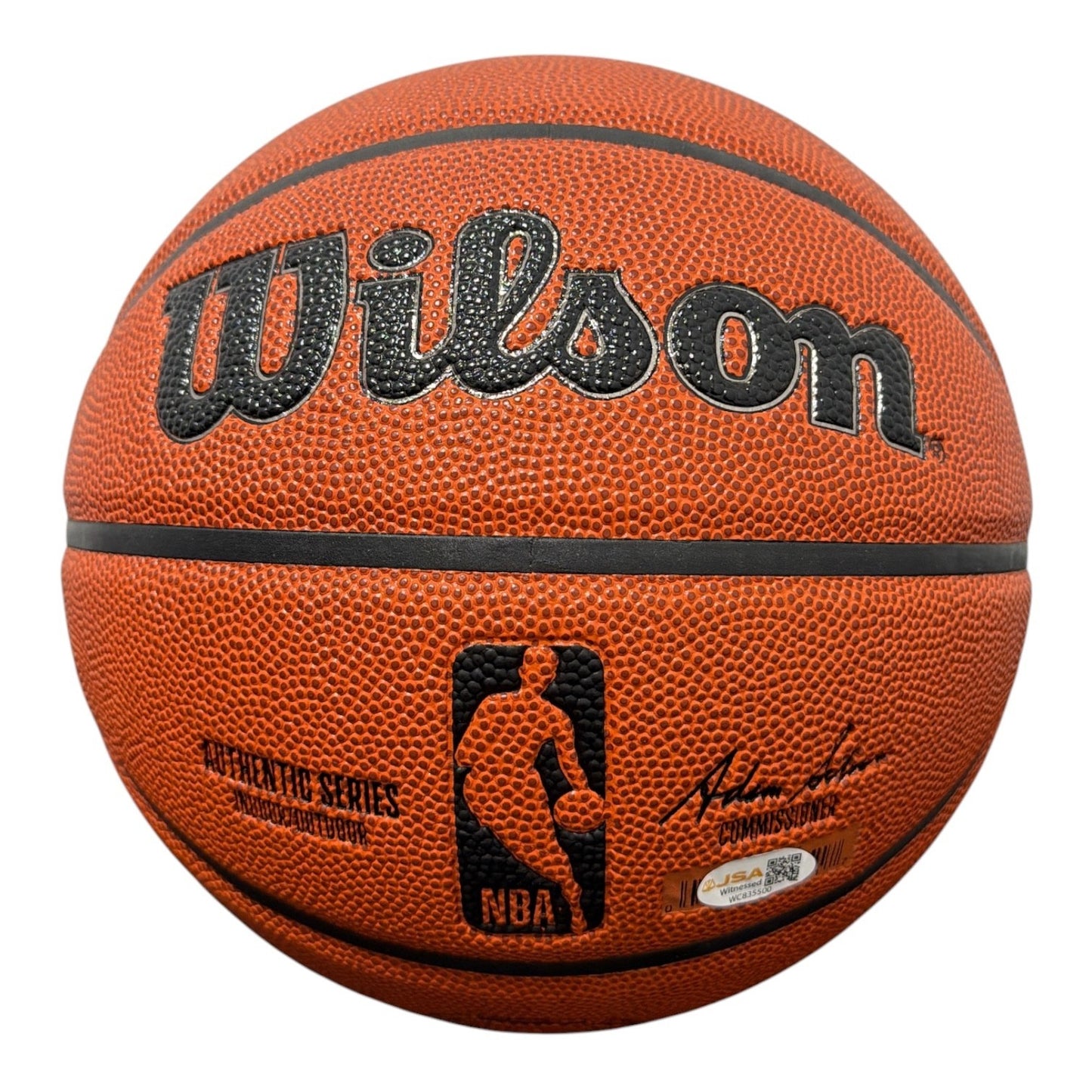 Marcus Camby Signed Wilson NBA Basketball - 07 DPOY Inscription - JSA