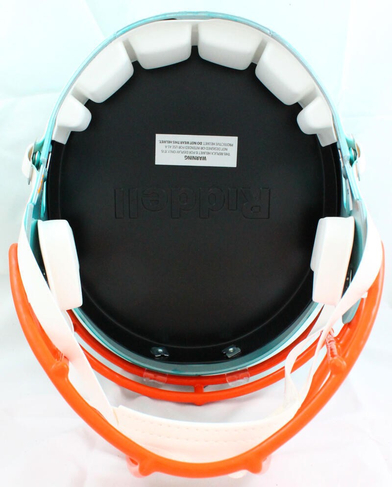 Mike Gesicki Autographed Miami Dolphins Riddell Flash Full Size Helmet