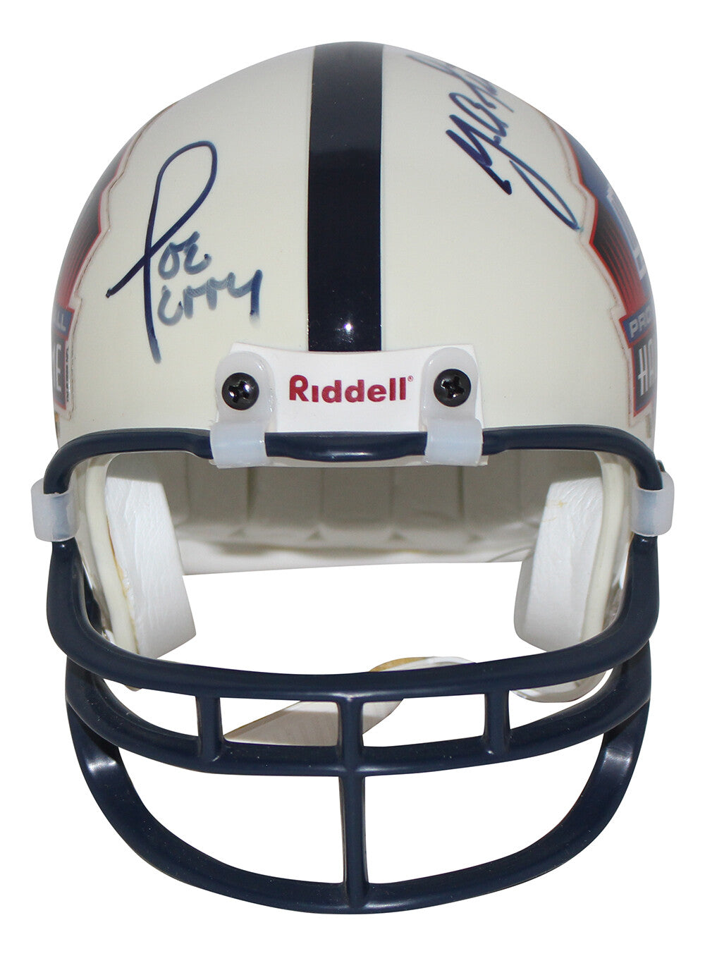 Million Dollar Backfield Signed Hall of Fame Replica Mini Helmet BAS