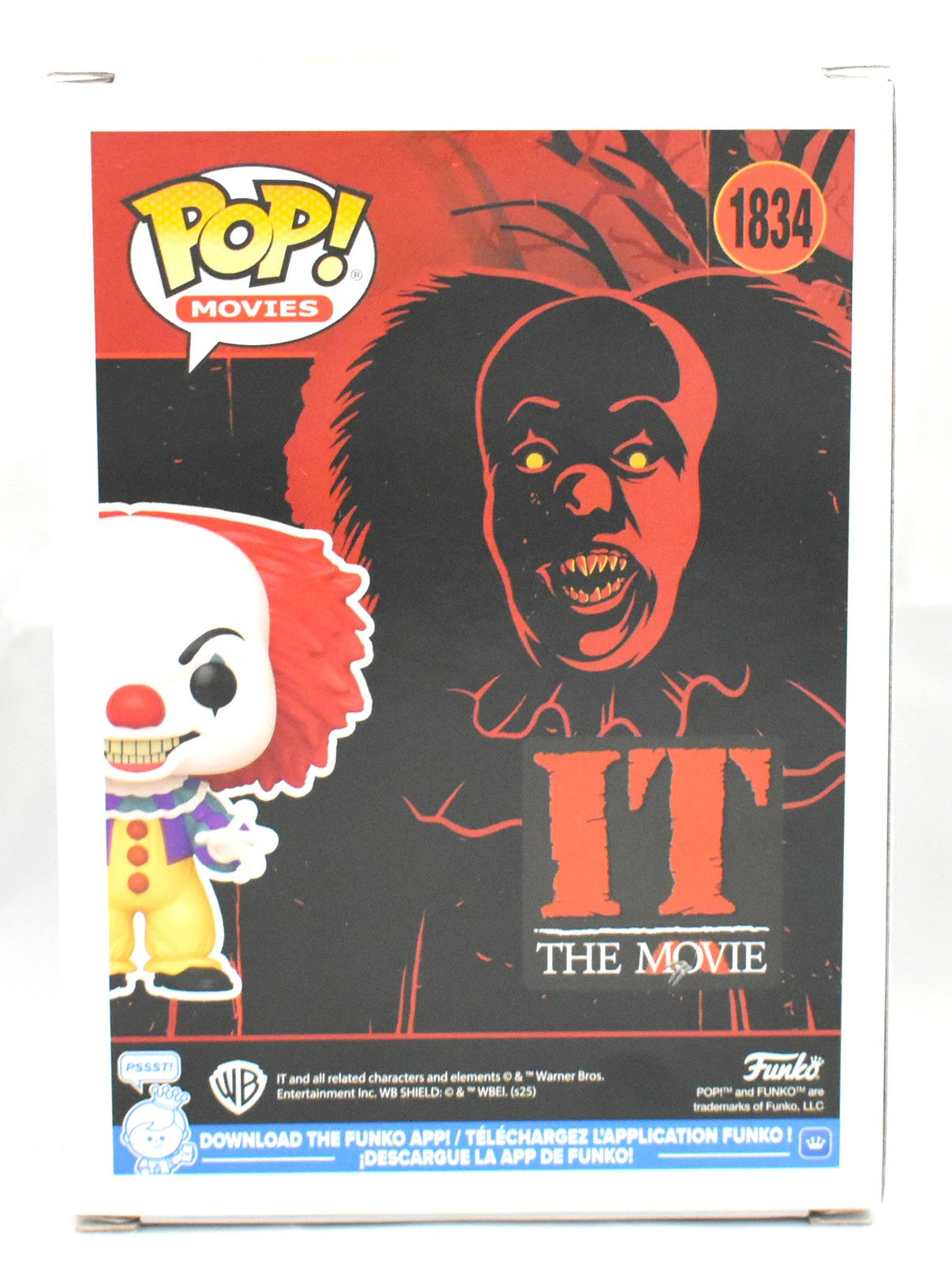 Tim Curry Signed Pennywise IT Funko Pop #1834