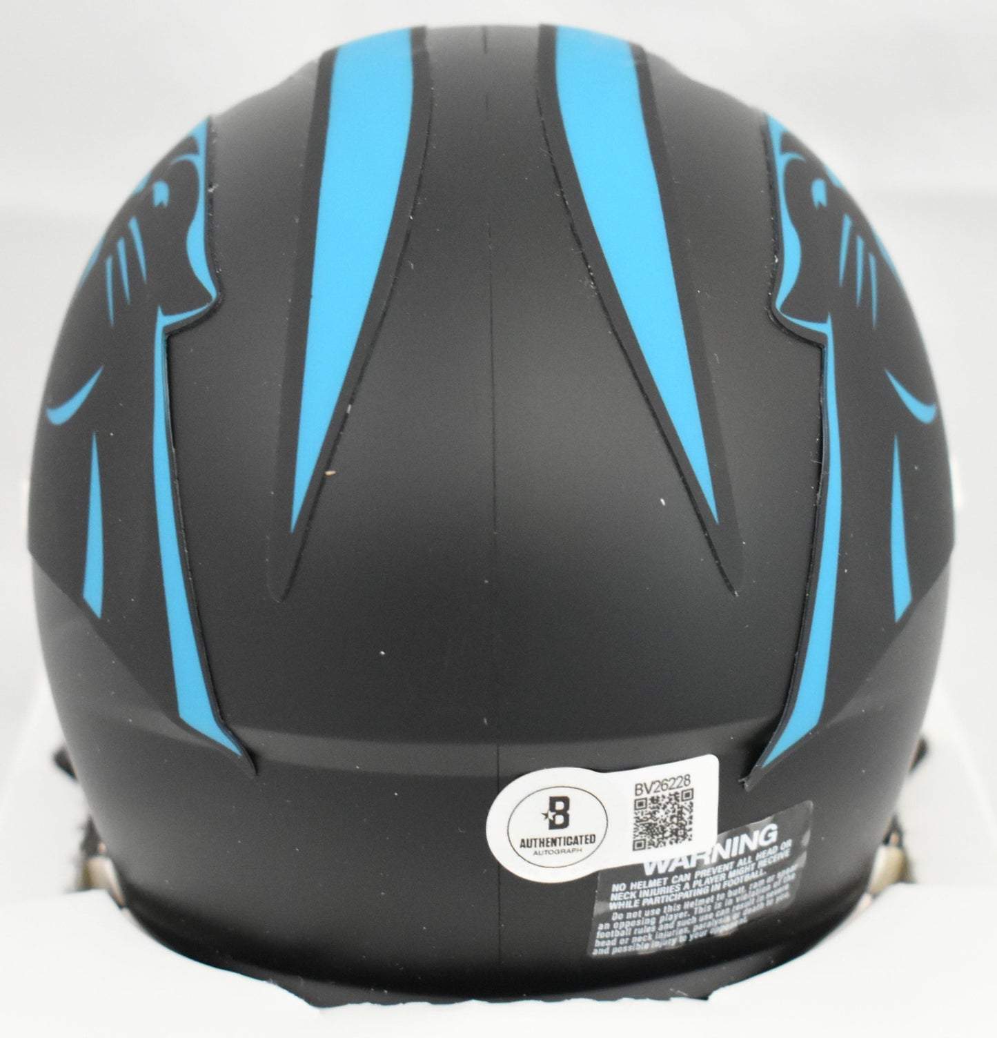 Xavier Legette Autographed Carolina Panthers Alternate Speed Mini Helmet