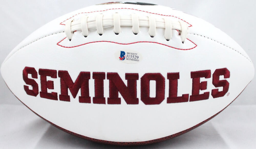 Kelvin Benjamin Autographed Florida State Seminoles Logo Football