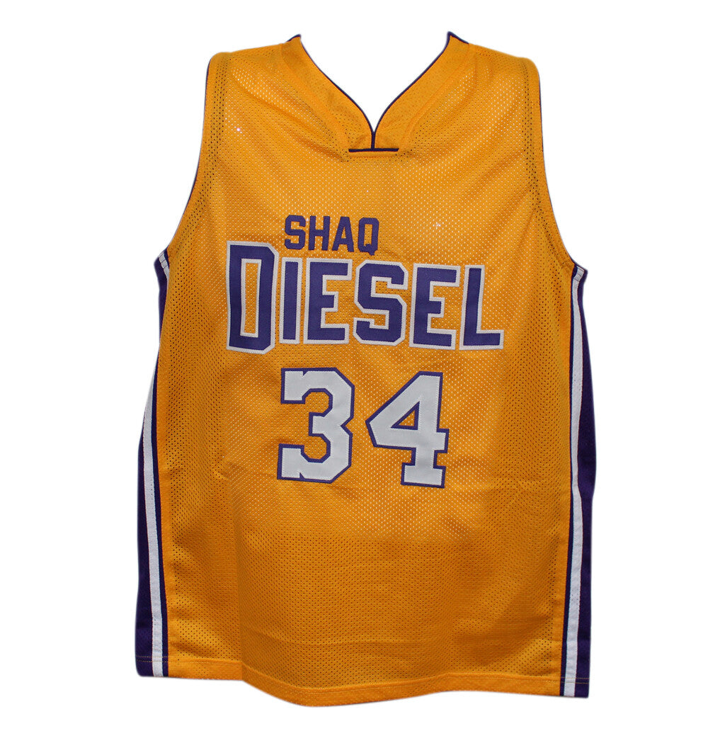 Shaquille O'Neal Autographed Yellow Custom Pro Style Jersey