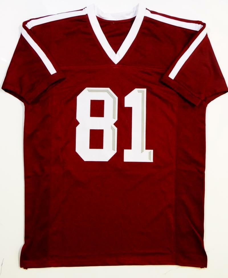 Jace Sternberger Autographed Maroon Custom College Style Jersey