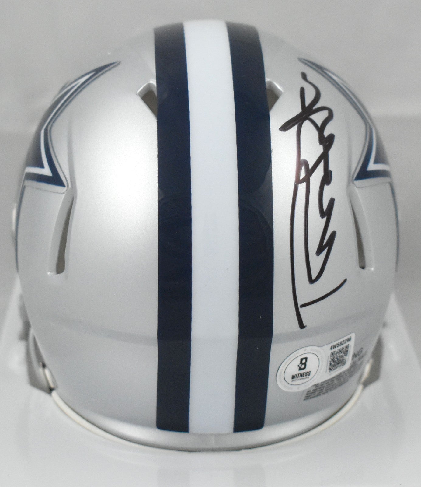 Randy White Signed Dallas Cowboys Speed Mini Helmet HOF Inscription