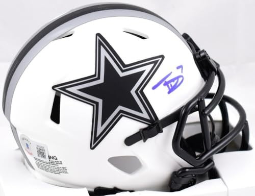 Trevon Diggs Signed Dallas Cowboys Lunar Speed Mini Helmet