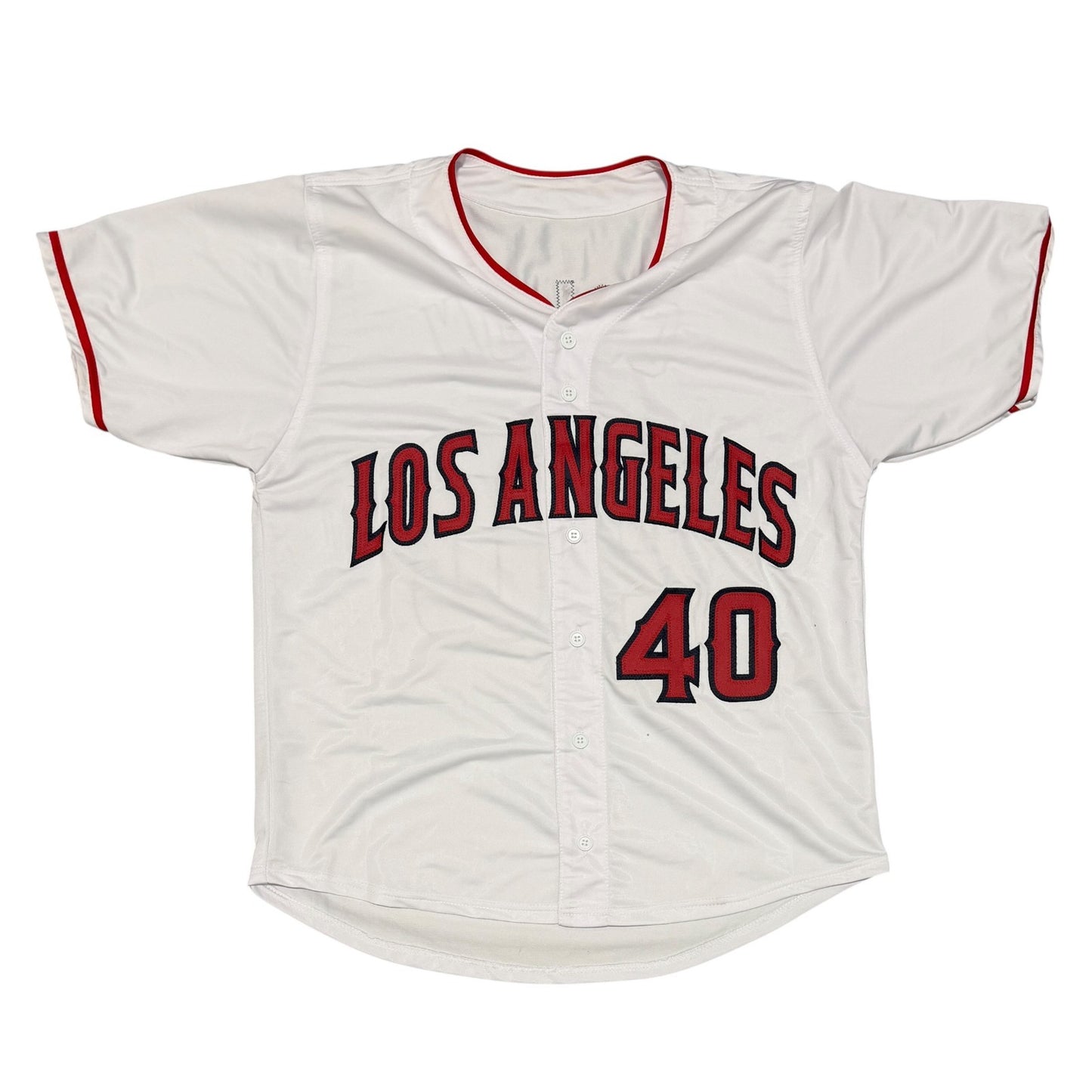 Bartolo Colon Signed Los Angeles Angels Custom Baseball Jersey BAS COA