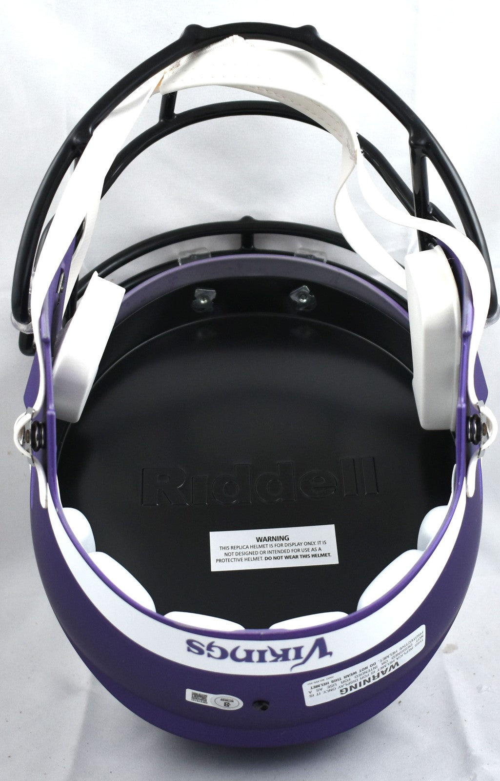Randy Moss Autographed Minnesota Vikings Full Size Speed Helmet