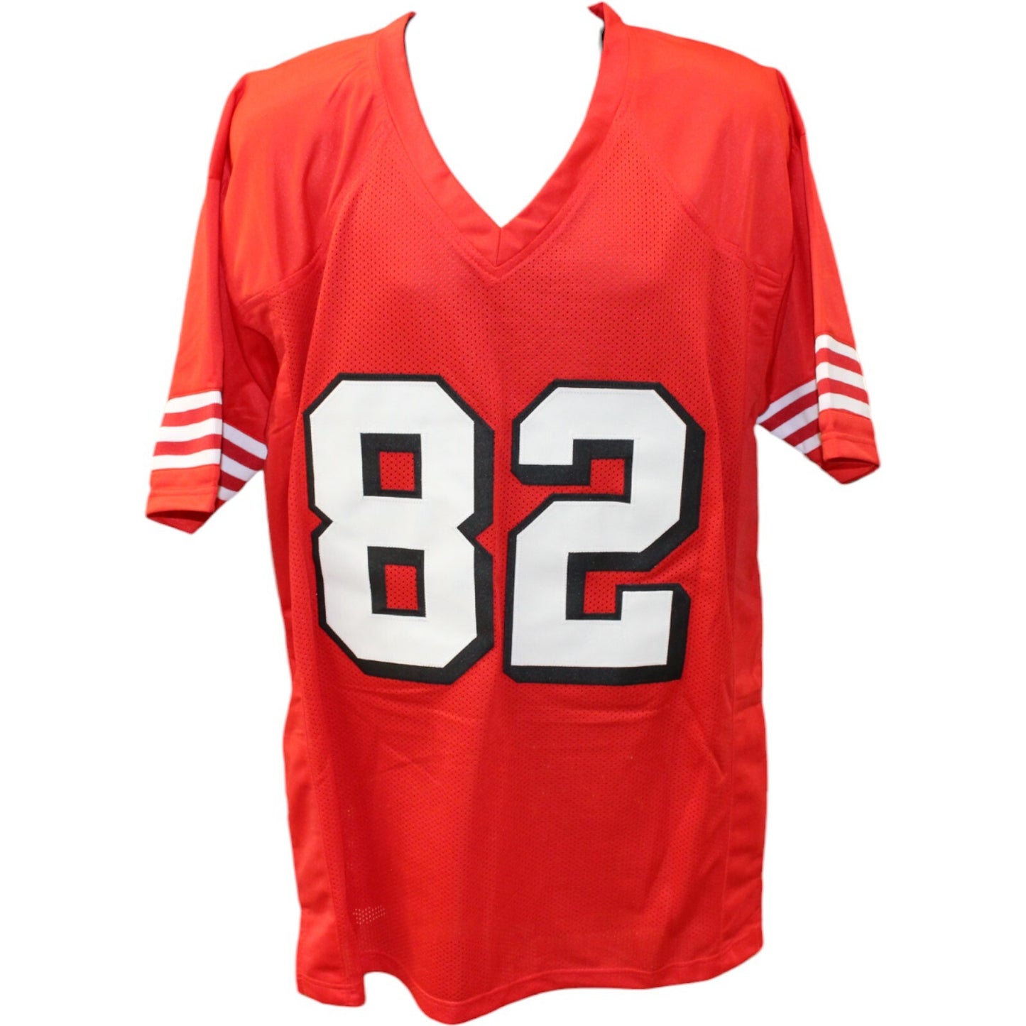 John Taylor Autographed Red Pro Style Jersey (BAS)