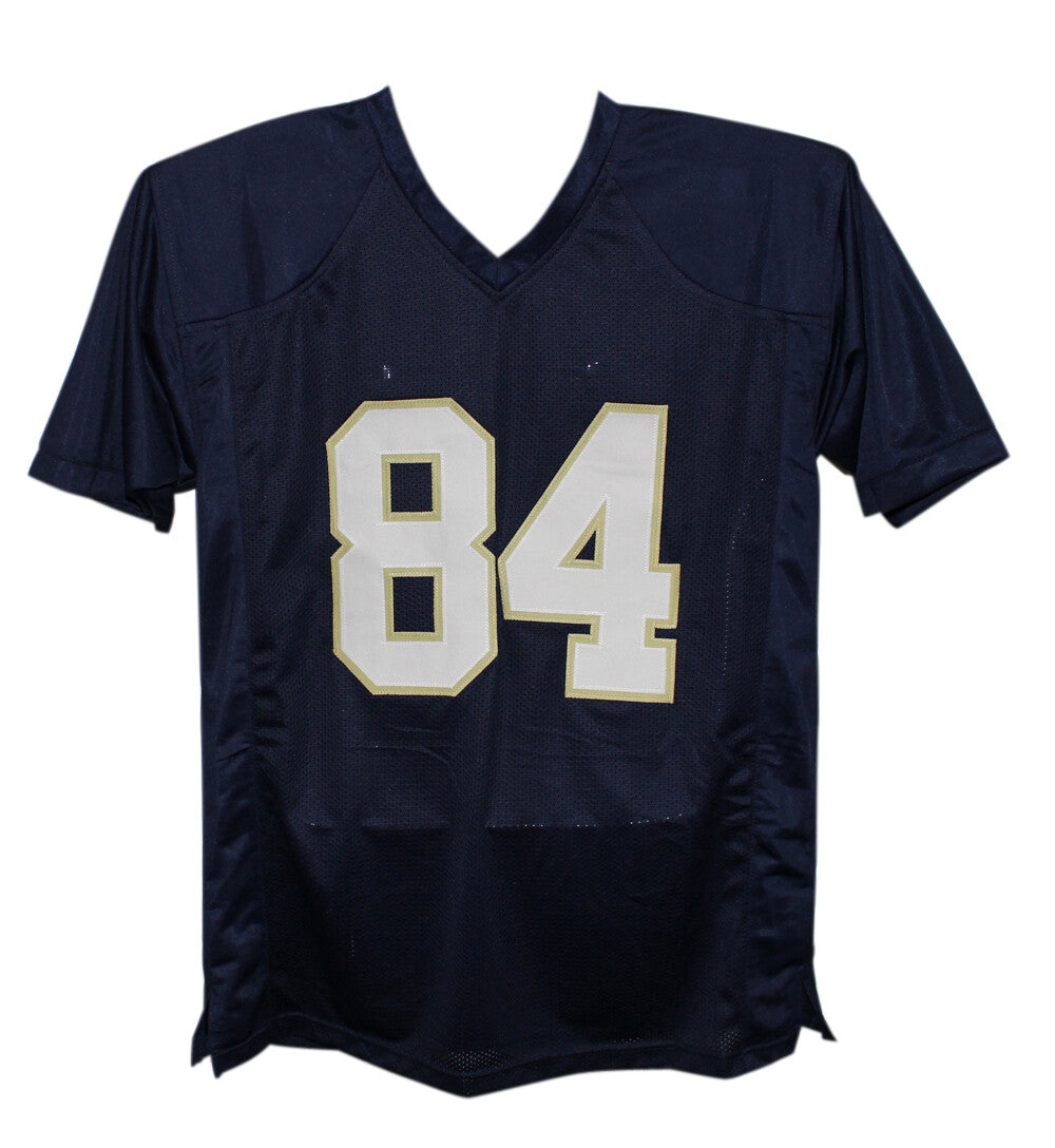 Cole Kmet Signed Notre Dame Style Jersey "Play Like A Champion" BAS