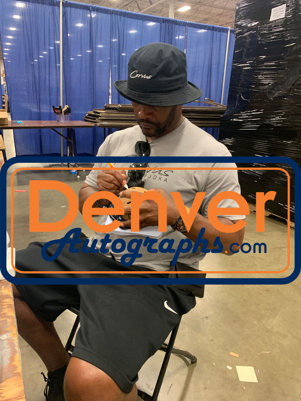 Ty Law Signed New England Patriots 2023 Salute to Service Mini Helmet