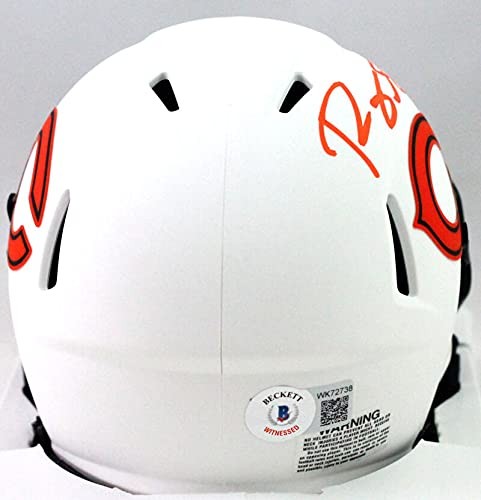 Roquan Smith Signed Chicago Bears Lunar Speed Mini Helmet