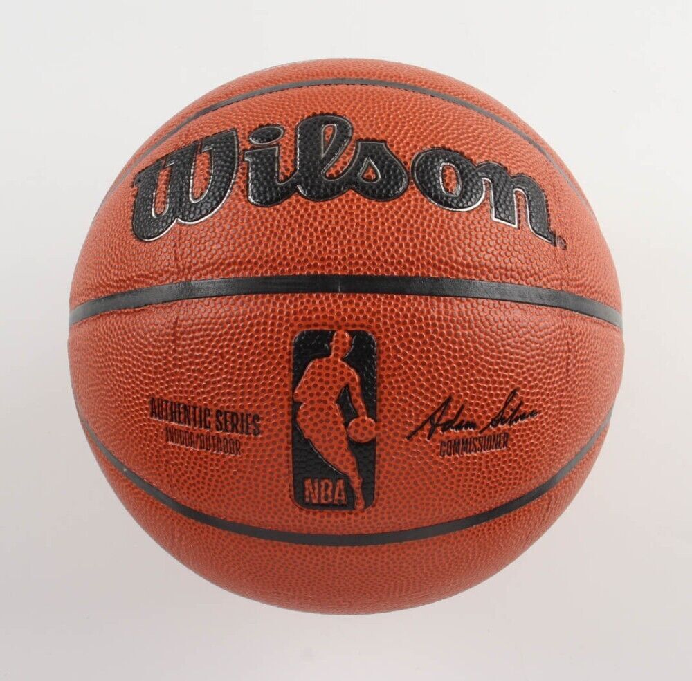 Muggsy Bogues Autographed Wilson Official NBA Basketball