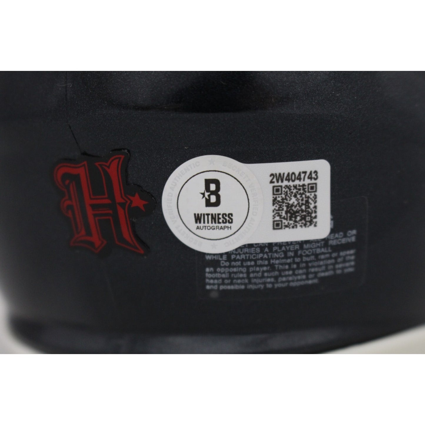 Nico Collins Autographed Houston Texans Speed Mini Helmet Beckett