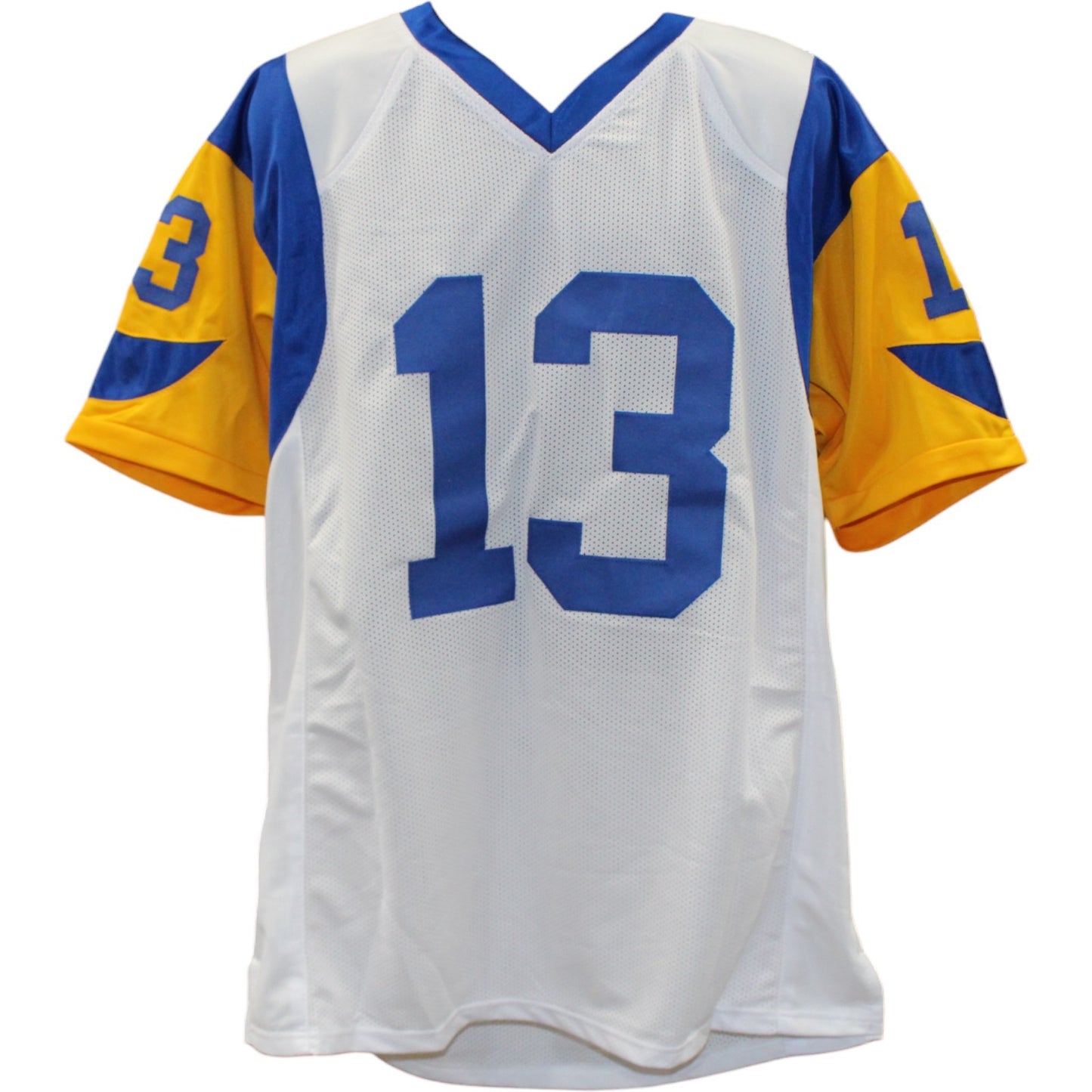 Kurt Warner Signed Pro Style White Football Jersey (BAS COA)