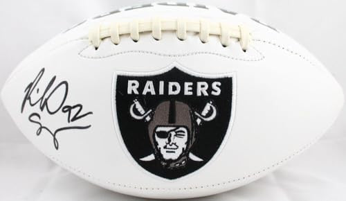 Richard Seymour Signed Oakland Raiders Logo Football