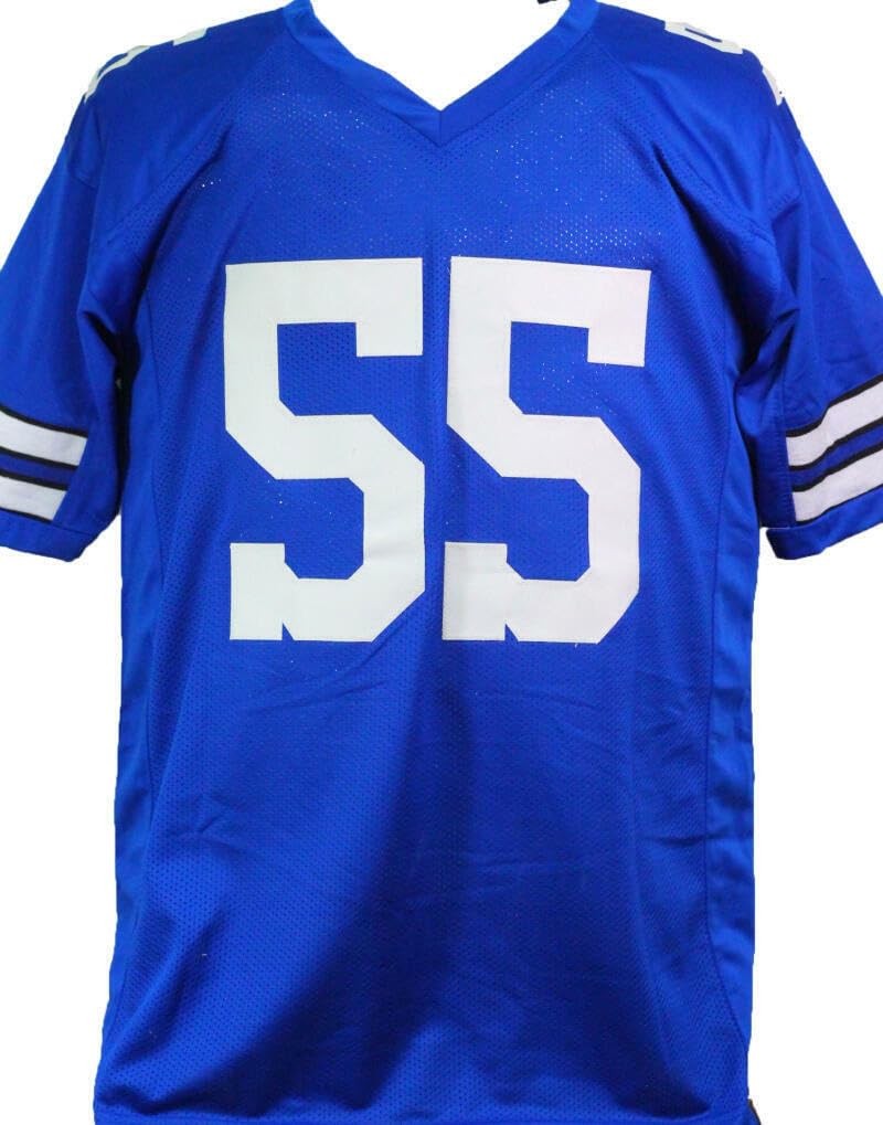 Lee Roy Jordan Signed Dallas Cowboys Custom Blue Jersey