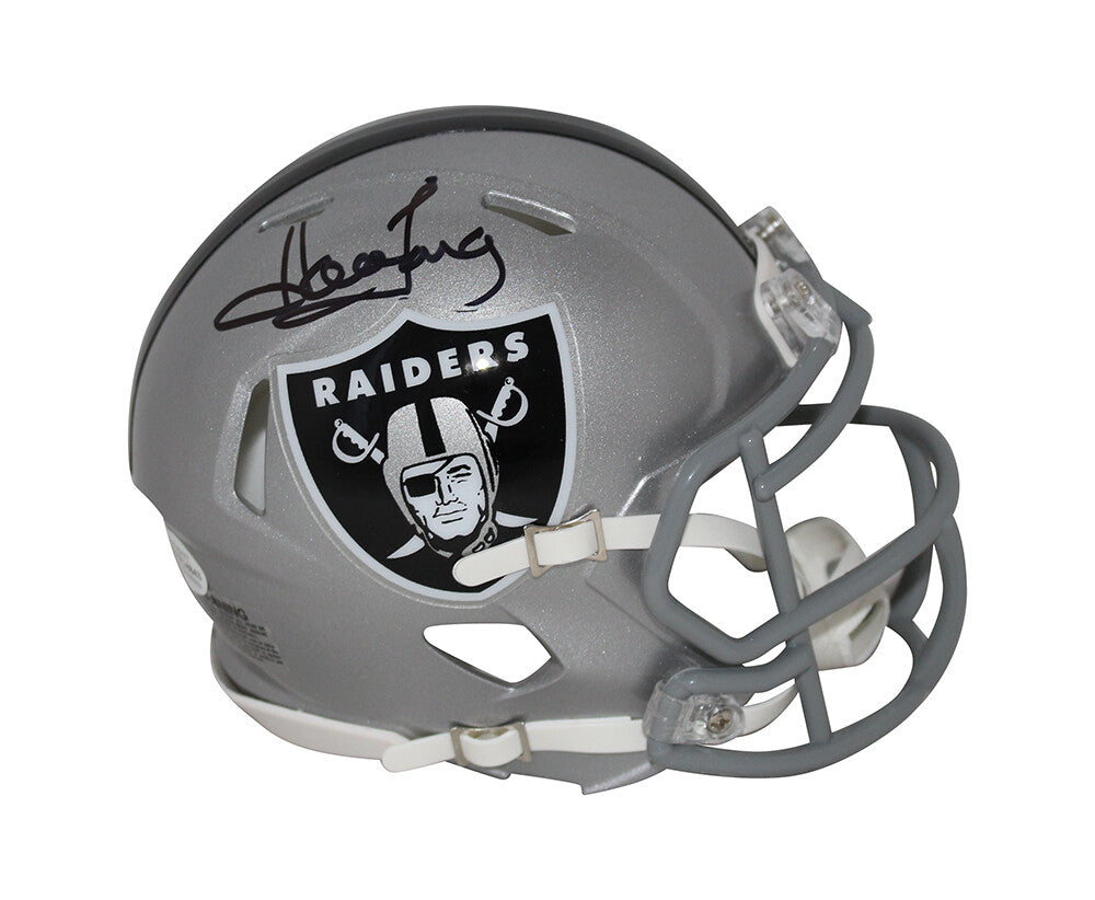 Howie Long Autographed Oakland Raiders Speed Mini Helmet BAS