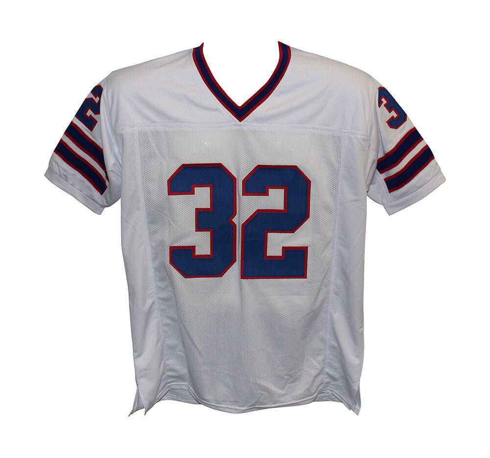 O.J. Simpson Signed Buffalo Bills Custom White Football Jersey JSA