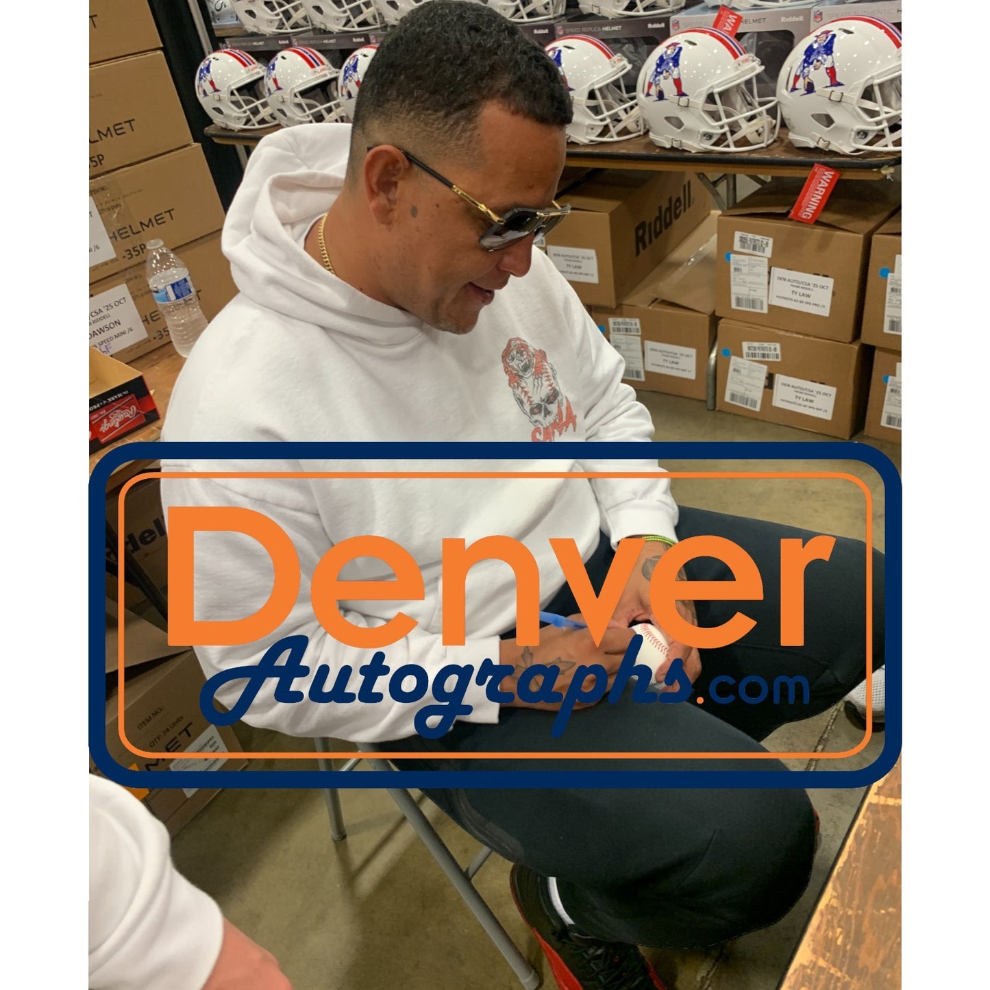 Miguel Cabrera Signed Detroit Tigers Baseball with 511 HR Inscription BAS