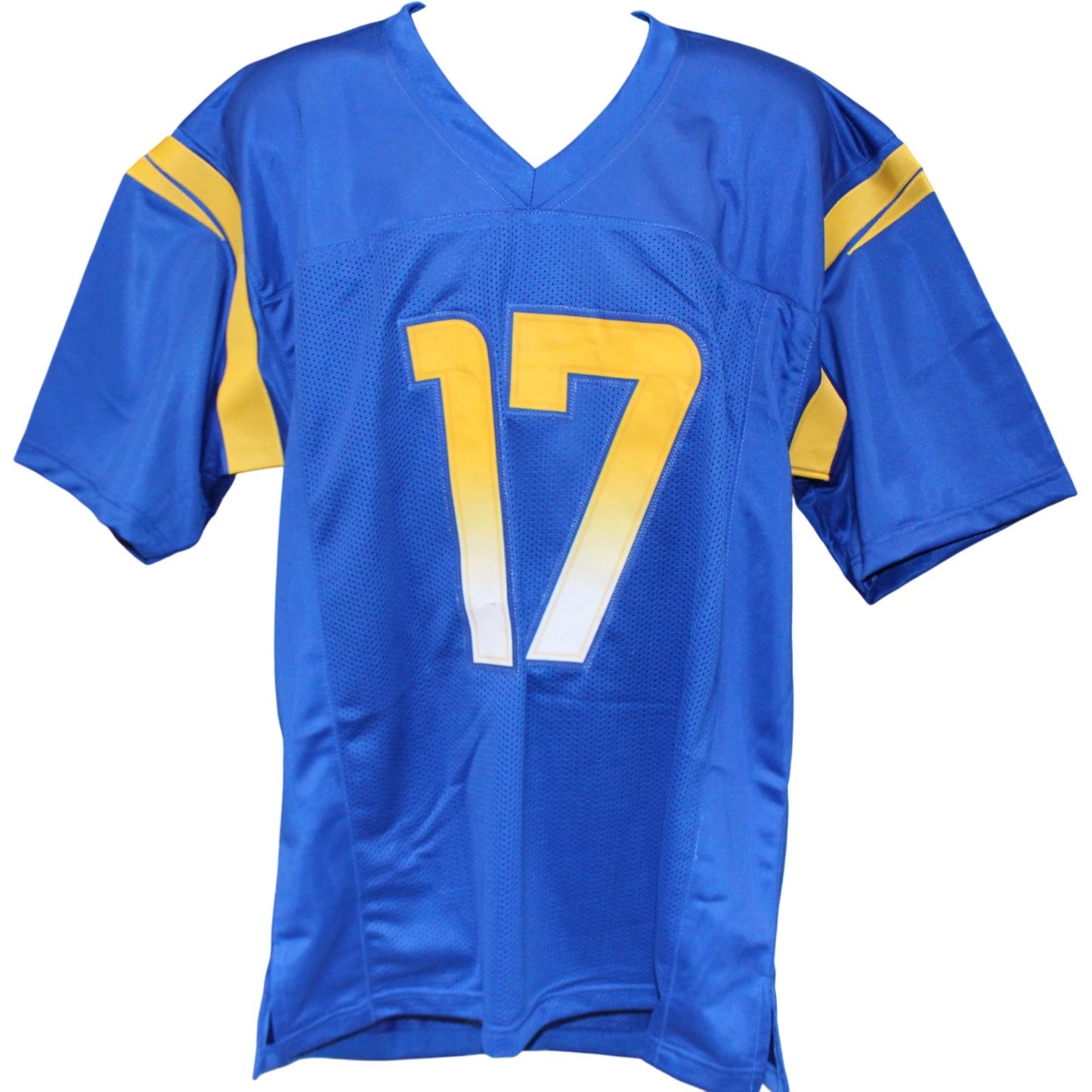 Davante Adams Autographed Pro Style Blue Jersey (Beckett Witnessed)